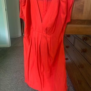 Red Open Shoulder Mini Dress